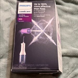 Philips Sonicare Cordless Power Flosser in Purple and White